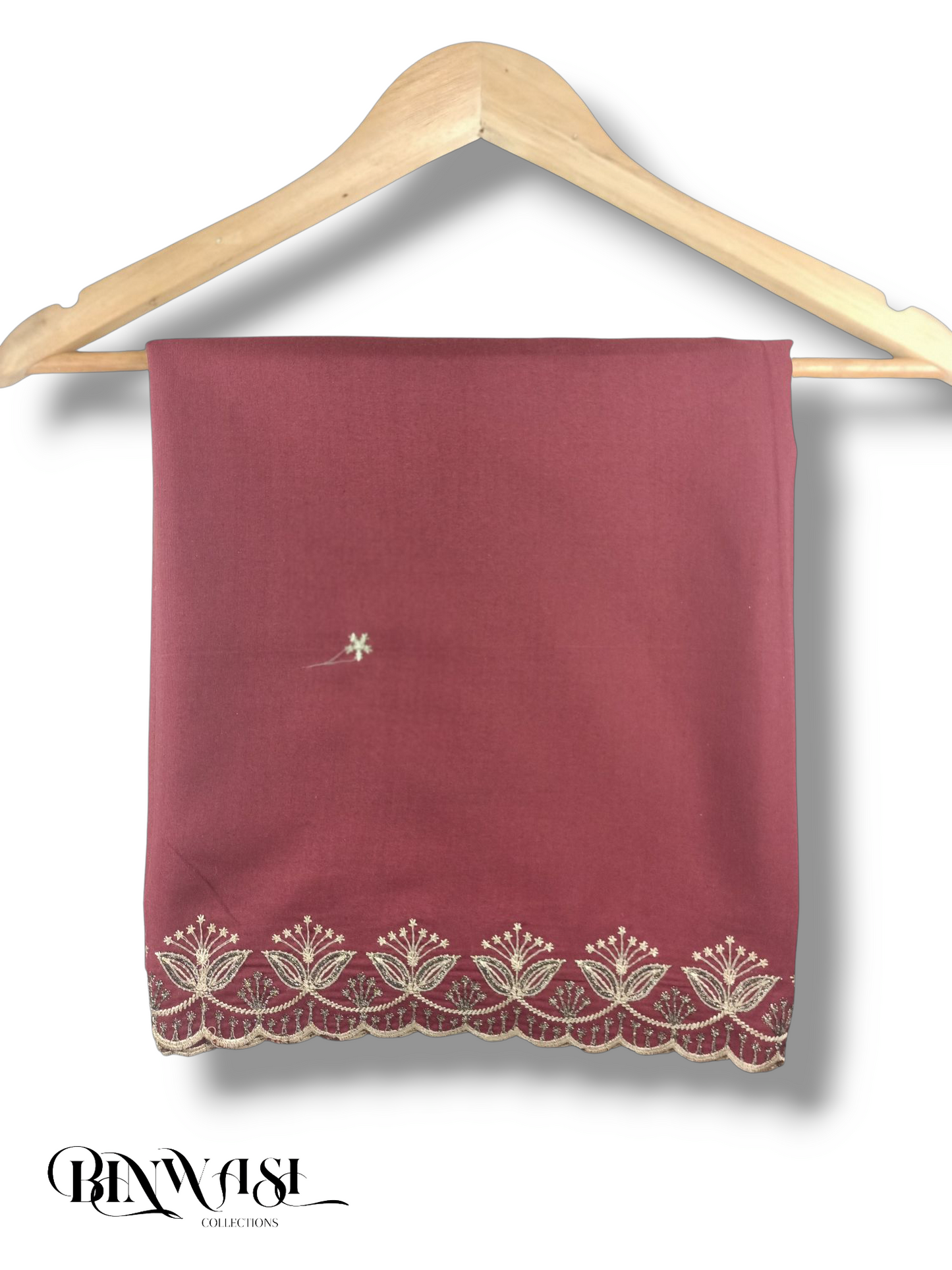 Premium Swiss Shawl with Delicate 3mm Sequin Border